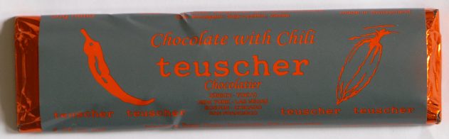 Capsicum frutescens: Chili-flavored chocolate (Teuscher Chocolatier