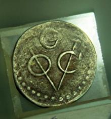 Münze der holländischen Ostindien-Handelsgesellschaft (Vereenigde Oostindische Compagnie)