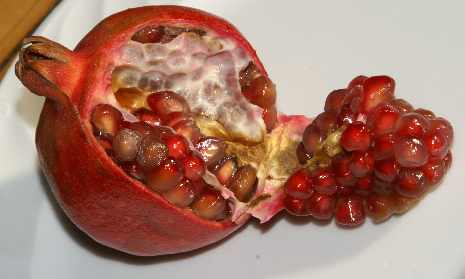 Punica granatum: Granatapfelfrucht