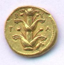 Silphion/Silphium: Cyrenaische Golddrachme
