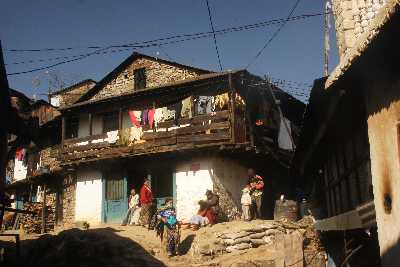 House in Basantapur Bazar, Nepal