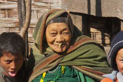 Local villagers in Basantapur Bazar, Nepal