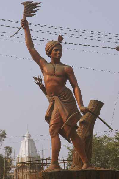 Monument of Bhagwan Birsa Munda in Hazaribagh, Jharkhand, Northern India