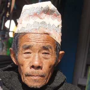 Rai tribal Man, Hile, Nepal