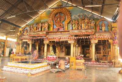 Sanctum in Shakti Temple in Yalpanam (Jaffna), Northern Province, Sri Lanka
