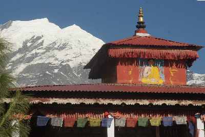 Buddhist Monastery (Gompa) in Lete (Mustang, Nepal)