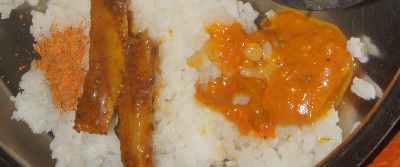 Nepali/Thakali Food: Spicy condiments (spice powder timur piro, radish picle, tomato chutney)  