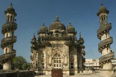 Baha-ud-Din Maqbara in Junagadh (Indien/Westliches Nordindien/Gujarat)