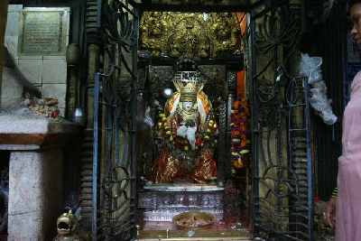 Hindu Shiva sanctum in Seto Machhendranath temple Kathmandu, Nepal