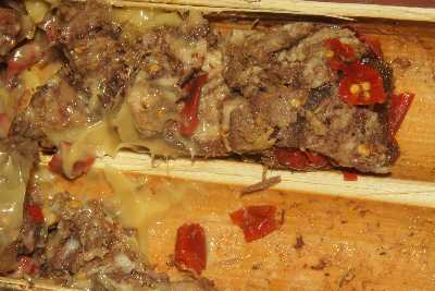 Naga cuisine: Bamboo pork
