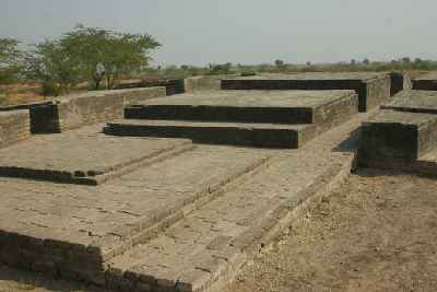 Industal-Kultur Warenhaus in Lothal (Indien/Westliches Nordindien/Gujarat)
