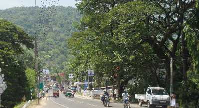 City view of Monaragala, South-East Sri Lanka