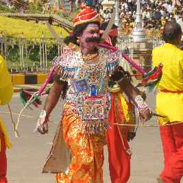 Dasara (Dussehra) festival procession in Mysore, Karnataka, India