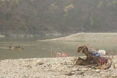 Devghat Samudra (river confluence) near Narayangarh (Terai, South Nepal)