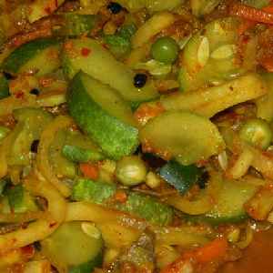 Newari/Nepali food: Achar (spicy raw vegetable salad)