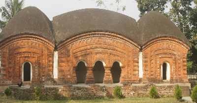 Annika Mandir Hindu Temple in Puthia, near Rajshahi (North-Western Bangladesh)