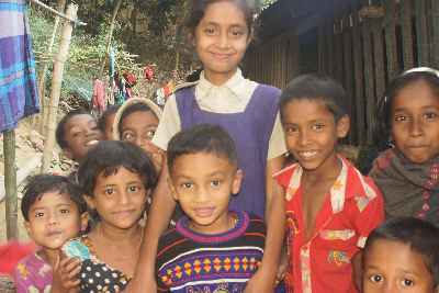 Chakma children in Rangamati (Chittagong Hill Tracts, Bangladesh)