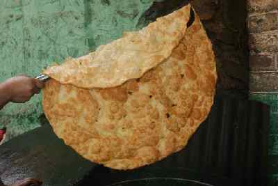 Srinagar: Paratha (deep-fried bread)