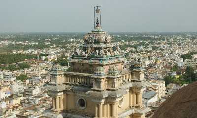 View from Rock Fort in Tiruchirappalli (Trichy), Tamil Nadu, South India